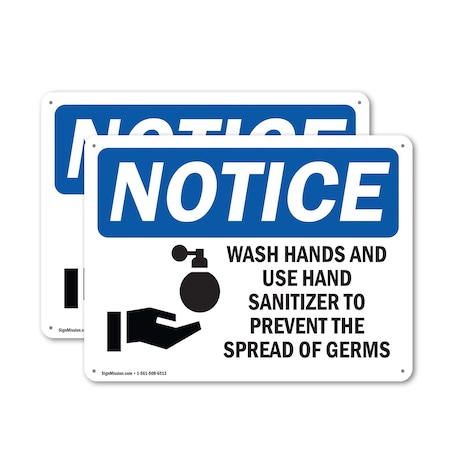 Signmission Safety Culture Sign, 14 in Width, Plastic, Rectangle OS-2PACK-NS-P-1014-L-18939